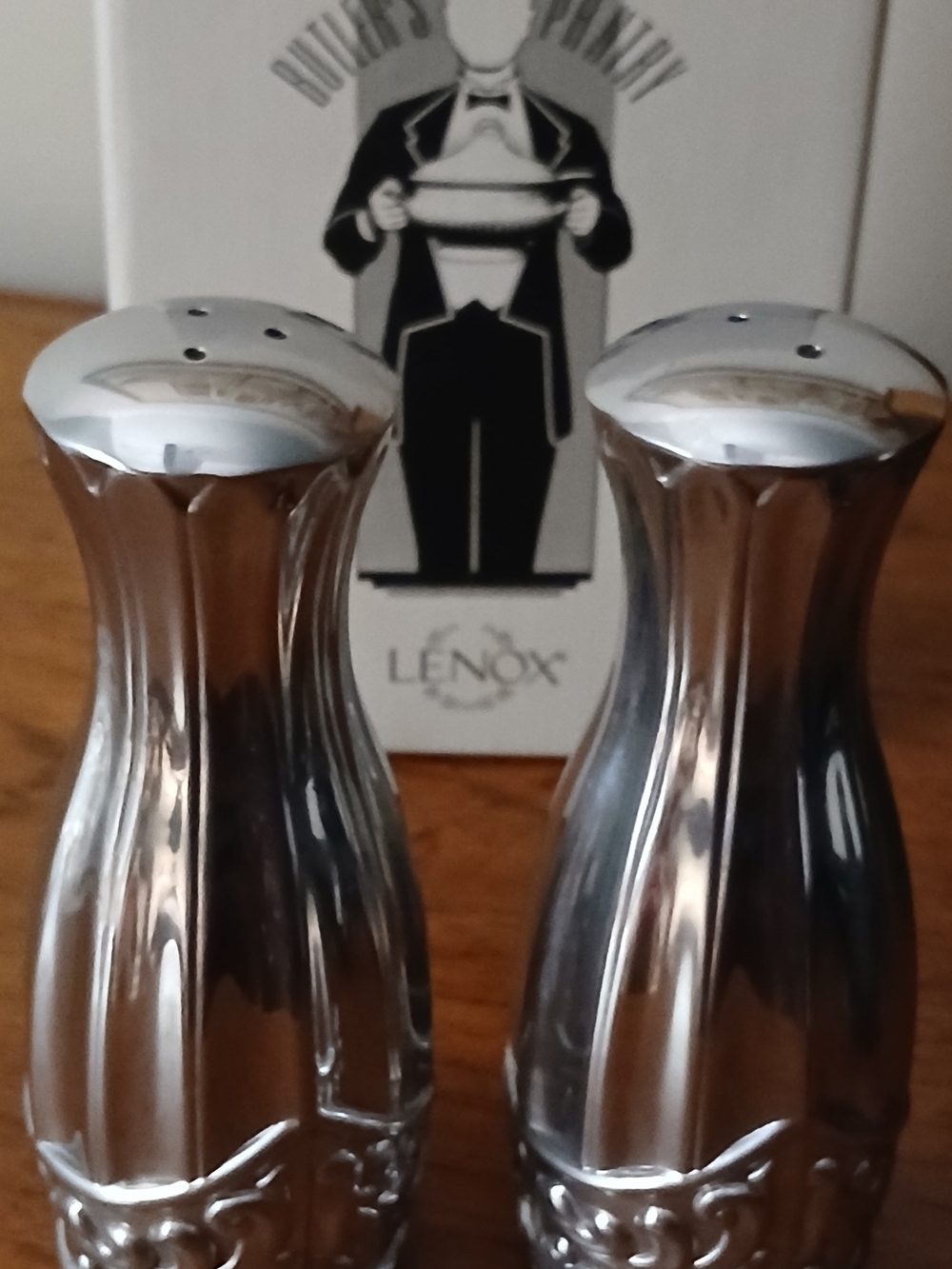 Lenox Silver-Tone Salt & Pepper Shakers